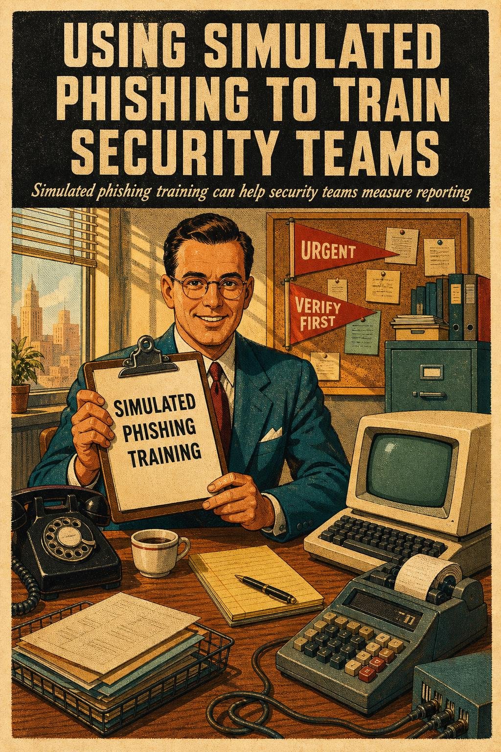 Using Simulated Phishing to Train Security Teams